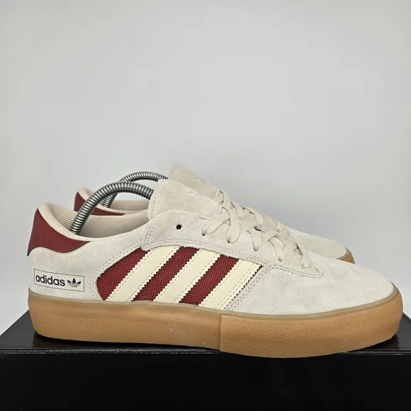 adidas Matchbreak Super Wonder White Preloved Ruby Gum Men's Shoes Size 12 New - Picture 3 of 8